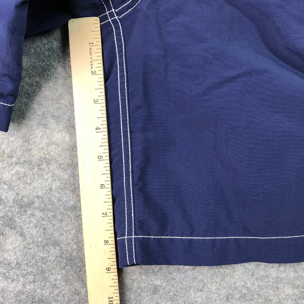 Polo Ralph Lauren Swim Trunks Mens Med Navy Blue Pony Logo Cargo Pocket Classic